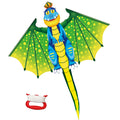 YongnKids Large Dinosaur Kite for Kids Ages 4-12: Easy to Fly, 120x210cm, 328ft String, Perfect for Beach & Park