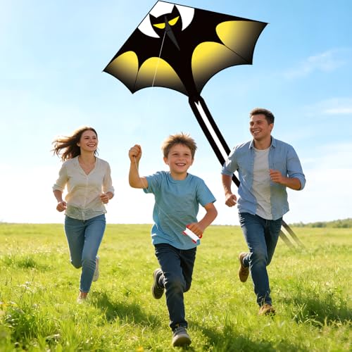 YongnKids Large Kite 120x210cm – Easy to Fly for Kids 4-12 with 100m String and Storage Bag