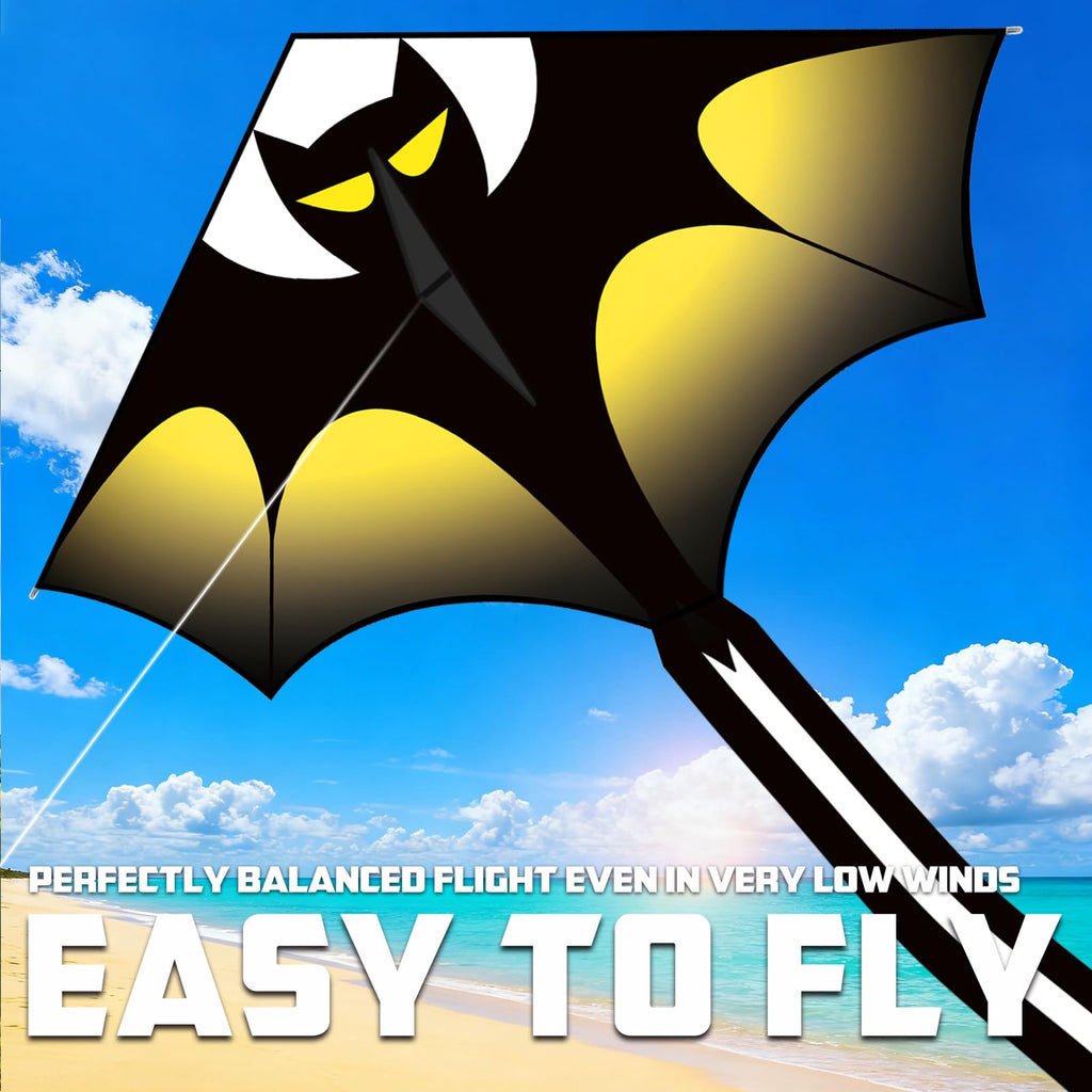 YongnKids Large Kite 120x210cm – Easy to Fly for Kids 4-12 with 100m String and Storage Bag
