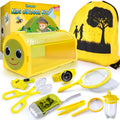 YOPINSAND Bug Catcher Kit – 10-Piece Outdoor Explorer Set for Kids 3-12 with Backpack, Cage, Net, Flashlight