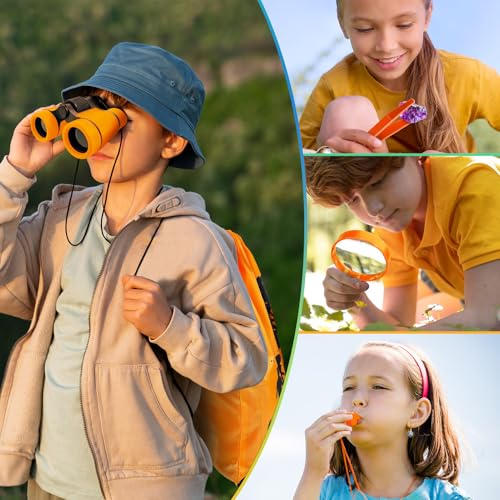 YOPINSAND Kids Explorer Kit – Backpack, Binoculars, Bug Catcher & More for Ages 3-12