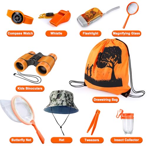 YOPINSAND Kids Explorer Kit & Bug Catcher Kit – Outdoor Adventure Set for Boys Girls Ages 3-12