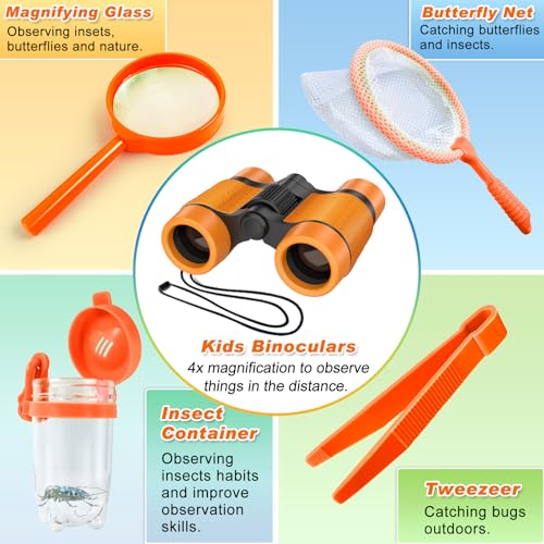 YOPINSAND Kids Explorer Kit & Bug Catcher Kit – Outdoor Adventure Set for Boys Girls Ages 3-12