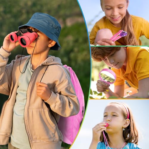 YOPINSAND Kids Explorer Kit & Bug Catcher Set – Outdoor Adventure Gear with Backpack, Binoculars, and More for Ages 3-12