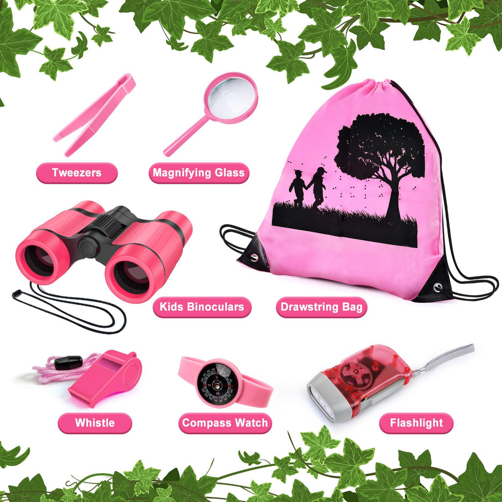 YOPINSAND Kids Explorer Kit & Bug Catcher Set – Outdoor Adventure Gear with Backpack, Binoculars, and More for Ages 3-12