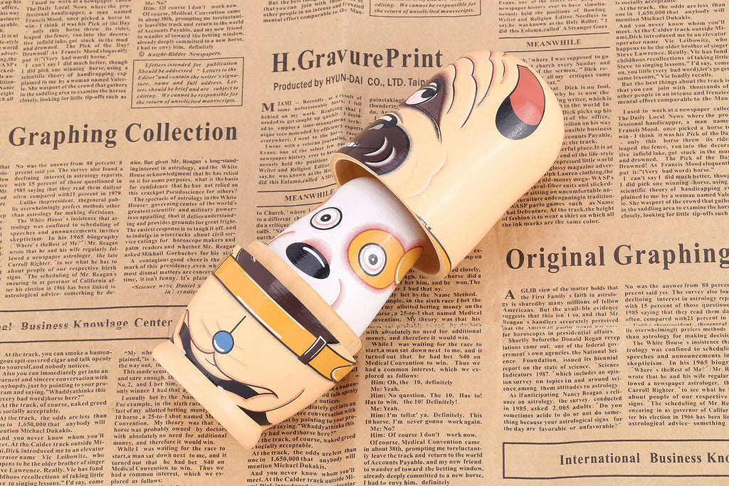 Yoption 6-Piece Handmade Wooden Matryoshka Dolls – Cute Dogs and Animal Nesting Set