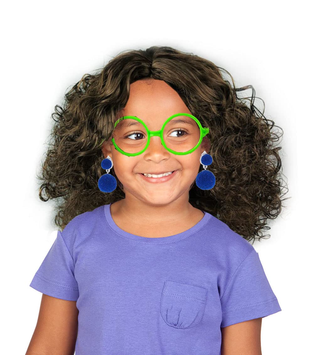 Yosbabe Mirabel Costume Accessories Set for Girls - Bag, Glasses, Headband, Earrings