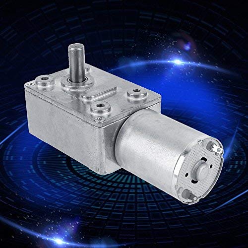 Yosoo DC 12V Turbo Geared Motor – 6 RPM with Self-Lock (Multiple Speed Options)
