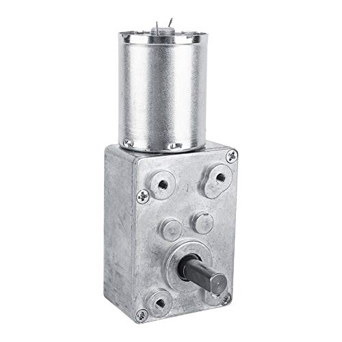 Yosoo DC 12V Turbo Geared Motor – 6 RPM with Self-Lock (Multiple Speed Options)