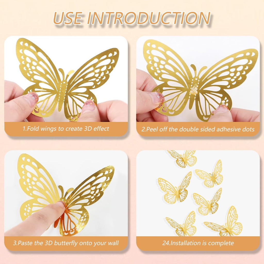 YOUlDIANZI Silver Flower Bouquet Accessories Set – 5 Crowns, 36 Butterfly Decorations, 100 Corsage Pins