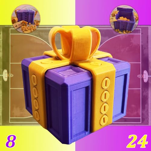 Younixo Annoying Gift Box with Screws – 3D Printed Prank Puzzle Box for Money or Gifts (20 Screws)
