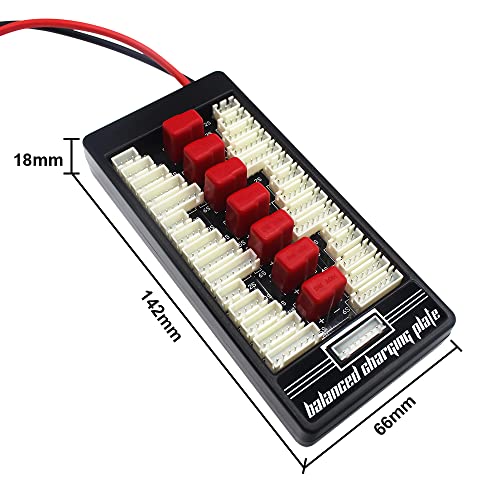 YoWoo Power T Parallel Charging Board for 2S-6S Lipo Batteries – Balance Charging Plate with 80A Copper Foil