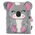 YOYTOO Koala Diary for Girls – Plush Lockable Journal with 160 Pages, Gift for Ages 5-12
