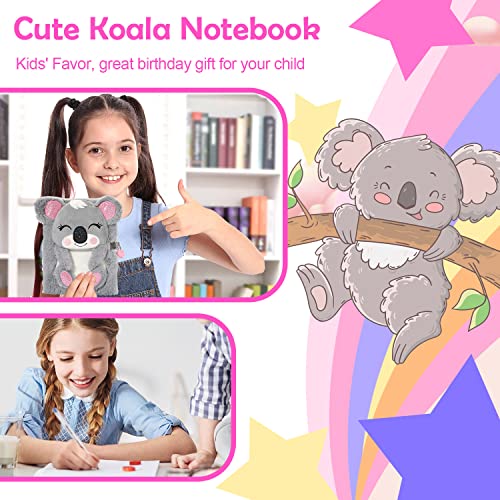 YOYTOO Koala Diary for Girls – Plush Lockable Journal with 160 Pages, Gift for Ages 5-12