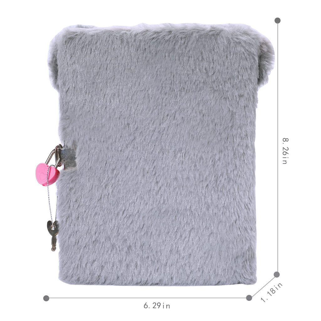 YOYTOO Koala Diary for Girls – Plush Lockable Journal with 160 Pages, Gift for Ages 5-12