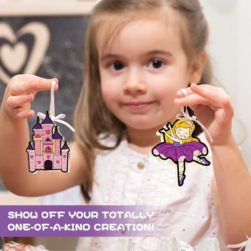 Yrinfay Puffy Paint Kit – Magic 3D Foam Art for Kids, Princess & Unicorn – 15 Pieces