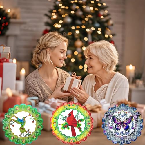 YTAONS 12 Inch Butterfly Wind Spinner – 3D Printed Outdoor Garden Decor with UV-Resistant Plastic