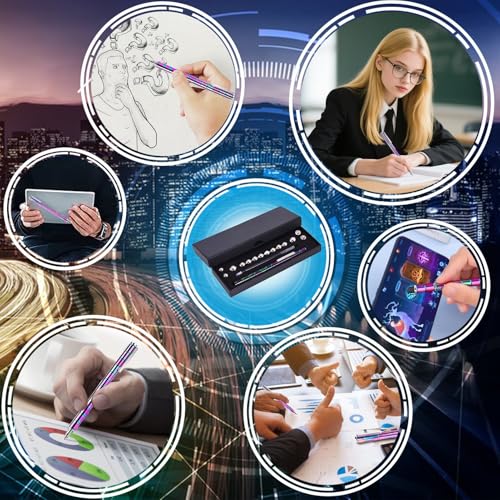 YYMHMF Magnetic Fidget Pen – Transformable Gel Pen with Stylus, Stress Relief Toy for Teens and Adults