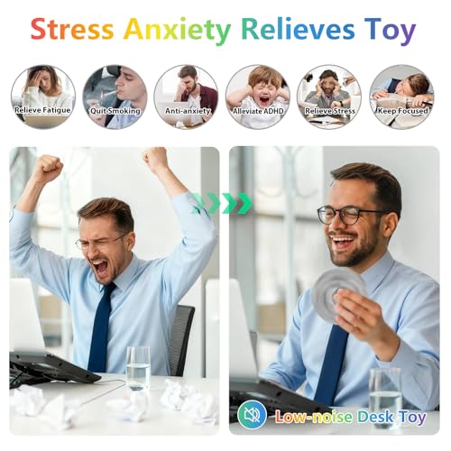 ZCDXDP Metal Silent Fidget Spinner – 3-8 Min Spin, Stress Relief Desk Toy for Adults