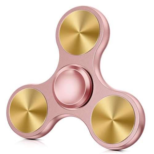 ZCDXDP Metal Silent Fidget Spinner – Durable, 3-8 Min Spin, Stress & Anxiety Relief Toy for Adults & Kids