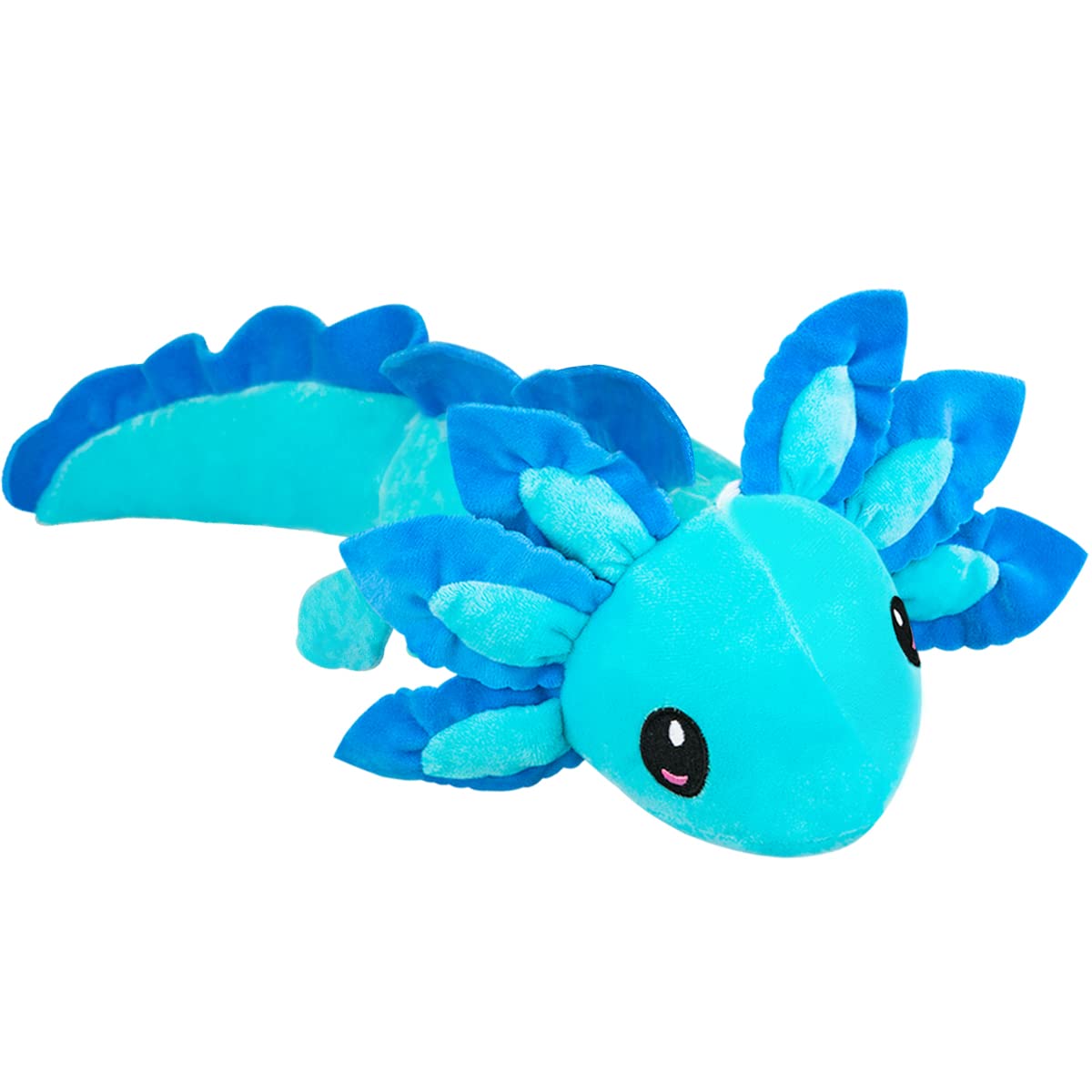 ZEKLZD 14-Inch Axolotl Plush Toy - Soft Cute Stuffed Axolotl Gift for Kids