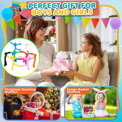 Zemobra Magnetic Travel Fidget Toys for Toddlers Kids – 10-Piece Bendable Silicone Magnet Set