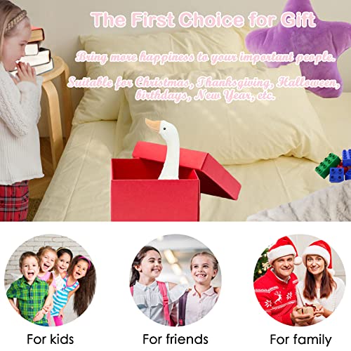 zhidiloveyou 19.7 Inch White Goose Plush Stuffed Animal, Soft Cuddly Swan Toy for Kids and Adults