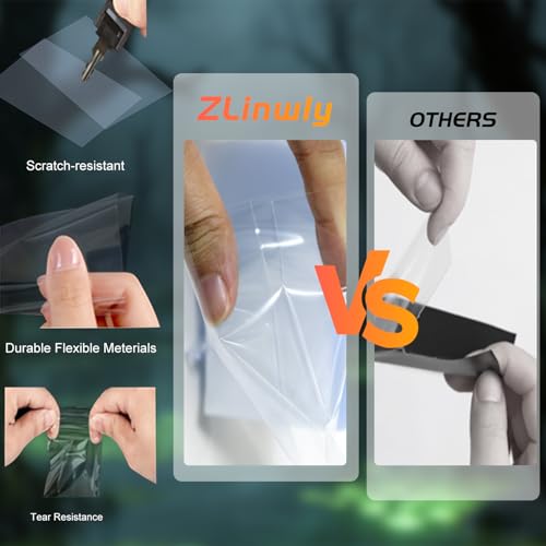 ZLinwly 1000 Clear Penny Card Sleeves – Standard Size 66x91mm, Acid-Free Polypropylene Protectors for TCG, Sports Cards & Collectibles