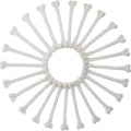 Zonon 24-Pack Mini Plastic Skeleton Bones for Halloween Costume DIY and Party Decor