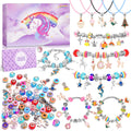 ZOOI Bracelet Making Kit for Girls - Mermaid Friendship Charm Craft Set, Purple