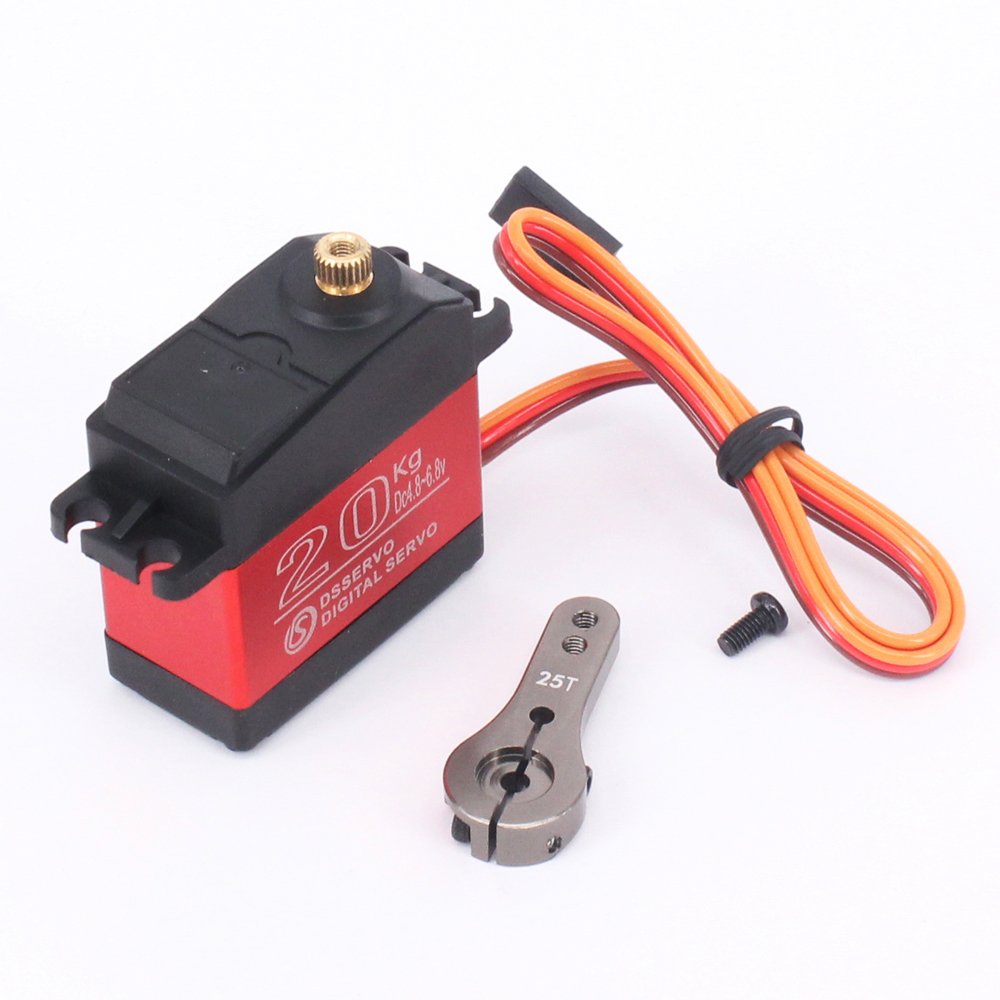 ZOSKAY 25KG Digital Servo - Metal Gear, CNC Aluminium, IP67 Waterproof for 1/8 1/10 RC Cars