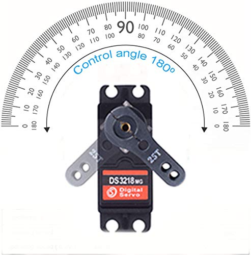 ZOSKAY 25KG Digital Servo - Metal Gear, CNC Aluminium, IP67 Waterproof for 1/8 1/10 RC Cars