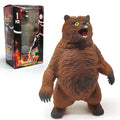 ZTATU Brown Bear Stress Ball (1 Pack) – Non-Rebound Squishy Fidget Toy with Sand Filling