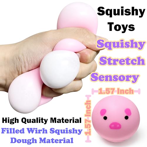 ZTATU Mini Pig Dumpling Squishy Toys (3 Pack) – Sensory Stress Relief for Adults & Kids