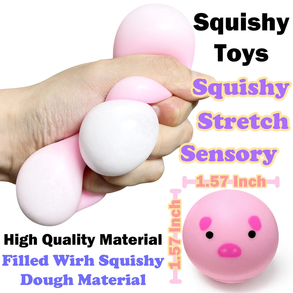ZTATU Mini Pig Dumpling Squishy Toys (3 Pack) – Sensory Stress Relief for Adults & Kids