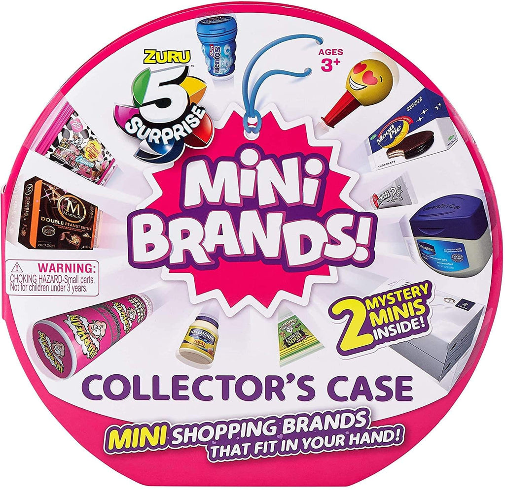 Zuru 5 Surprise Mini Brands Collectors Case Series 1 – Red Case with 2 Exclusive Toy Minis