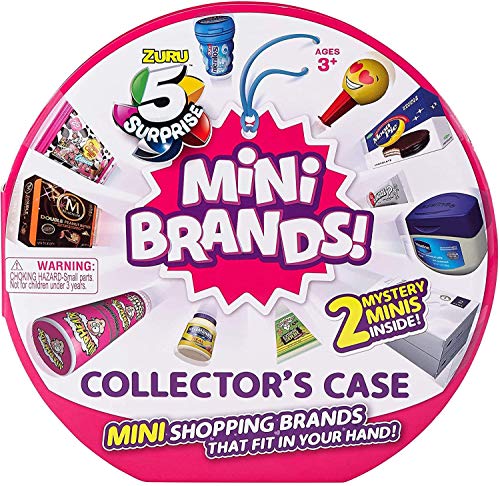 Zuru 5 Surprise Mini Brands Collectors Case Series 1 – Red Case with 2 Exclusive Toy Minis