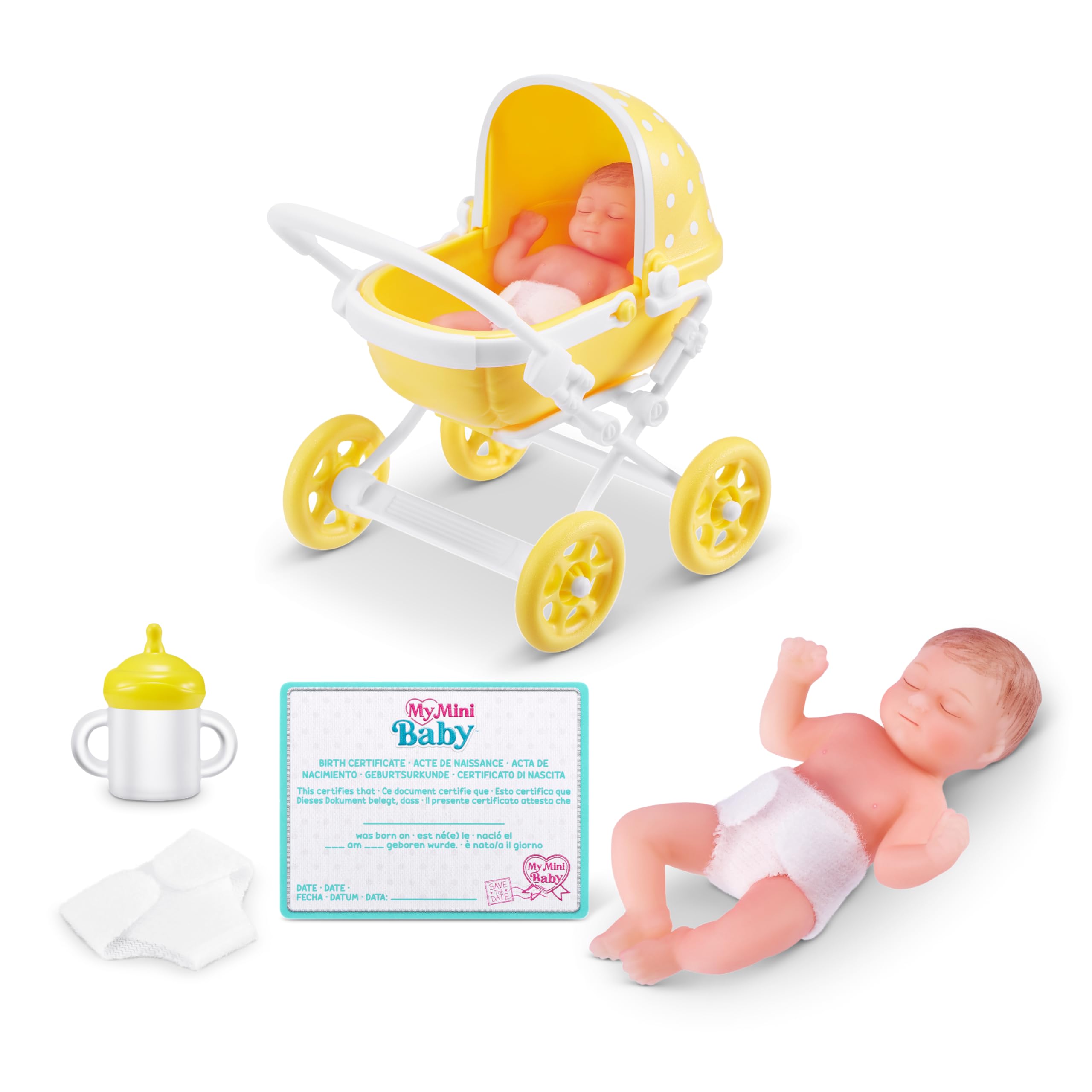 ZURU My Mini Baby Series 1 Mystery Capsule – 5 Surprise Collectible Doll with Accessories
