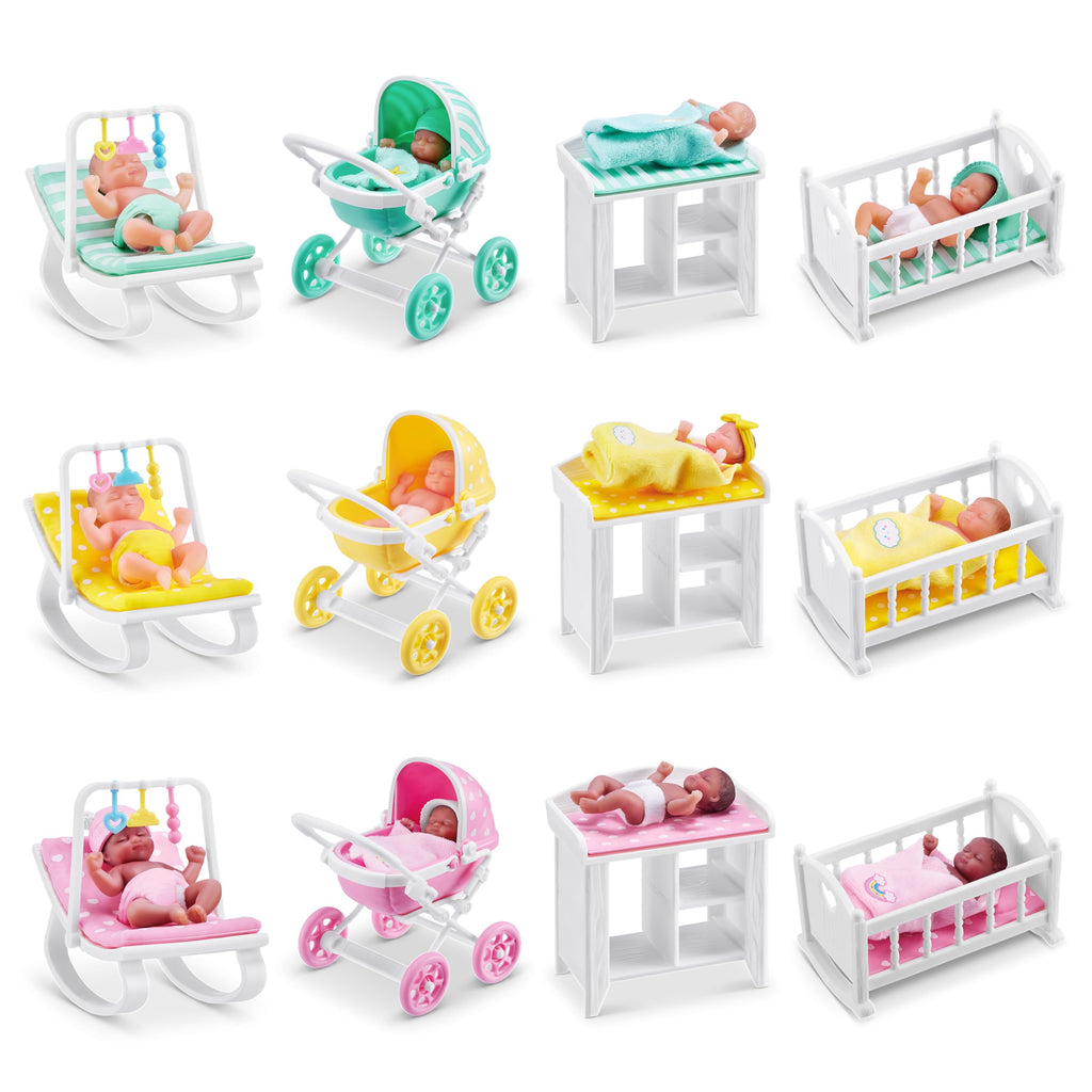 ZURU My Mini Baby Series 1 Mystery Capsule – 5 Surprise Collectible Doll with Accessories
