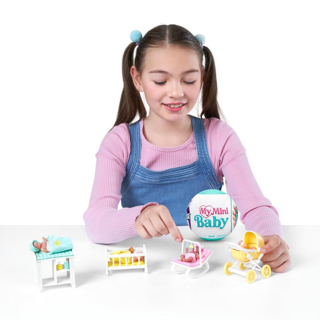 ZURU My Mini Baby Series 1 Mystery Capsule – 5 Surprise Collectible Doll with Accessories