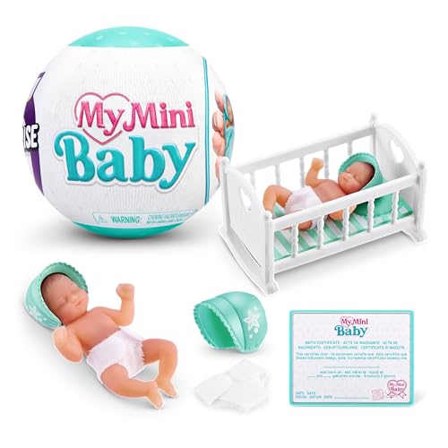 ZURU My Mini Baby Series 1 Mystery Capsule – 5 Surprise Collectible Doll with Accessories