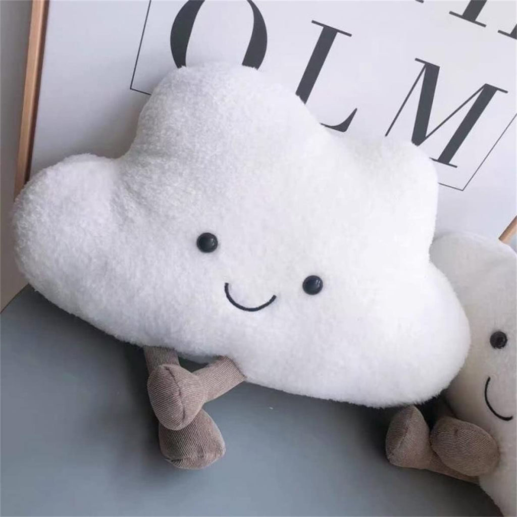 Zuwxeu Cloud Plush Pillow – Cute Decorative Pillow for Home and Car, Two Sizes