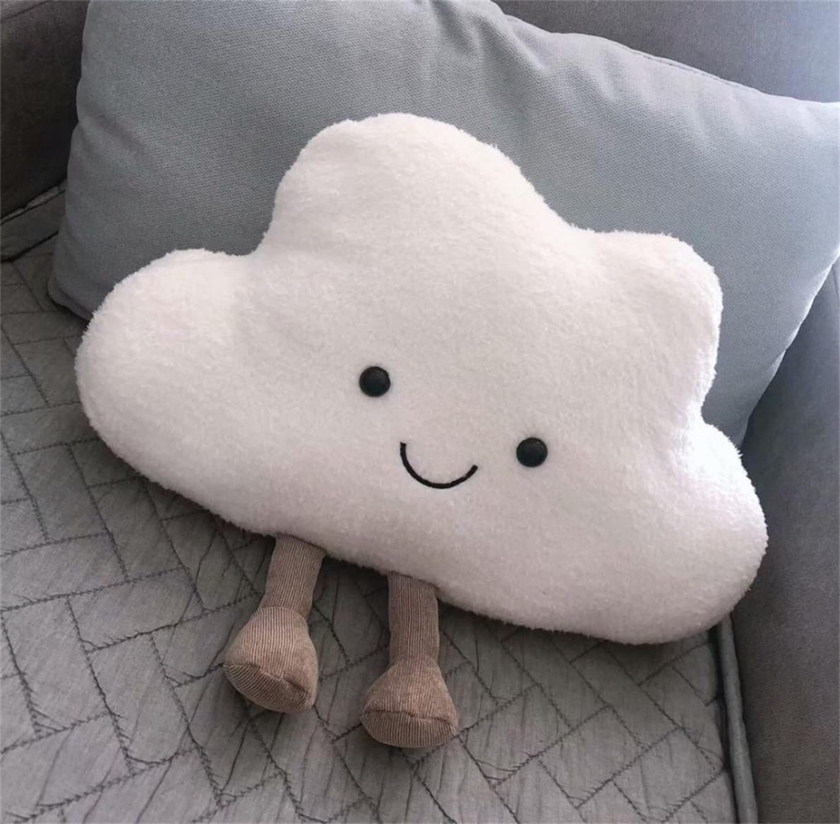 Zuwxeu Cloud Plush Pillow – Cute Decorative Pillow for Home and Car, Two Sizes