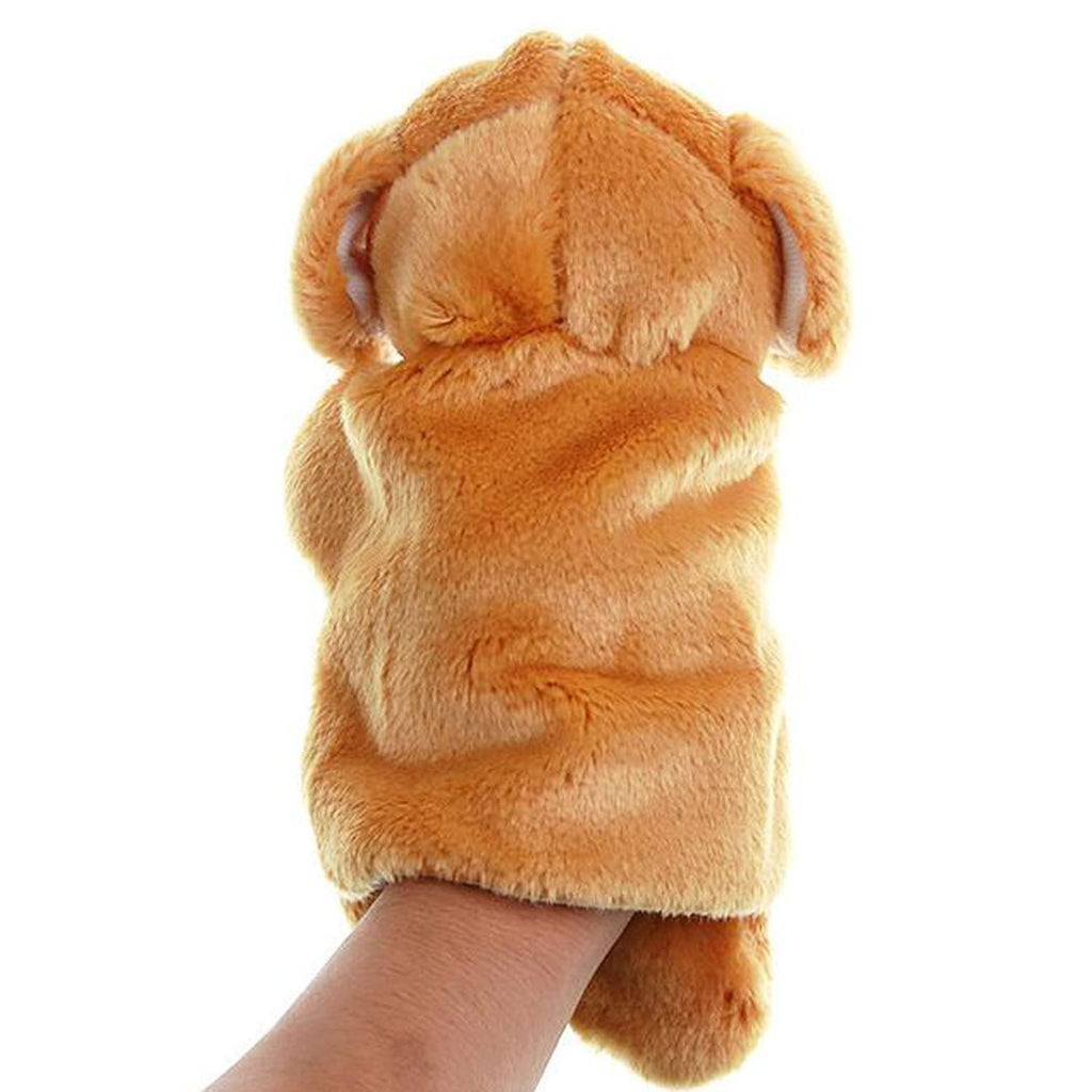 ZUXUCUVU Brown Dog Hand Puppet – Soft Plush Puppet for Storytelling and Play