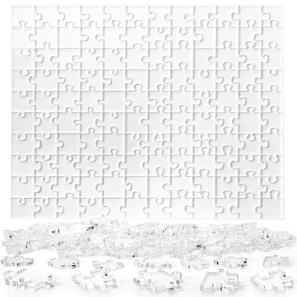 ZZYFGH 120-Piece Clear Acrylic Puzzle – Impossible Challenge for Adults